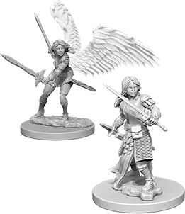 Dungeons & Dragons Nolzur`s Marvelous Unpainted Miniatures: Aasimar Female Paladin