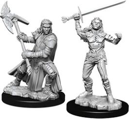 Dungeons & Dragons Nolzur`s Marvelous Miniatures: Female Half-Orc Fighter