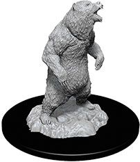 WizKids Deep Cuts Unpainted Miniatures: Grizzly