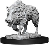 WizKids Deep Cuts Unpainted Miniatures: Wild Boar