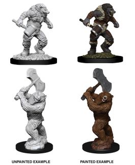 Dungeons & Dragons Nolzur`s Marvelous Unpainted Miniatures: W9 Wereboar & Werebear
