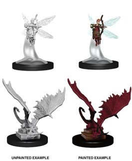 Dungeons & Dragons Nolzur`s Marvelous Unpainted Miniatures: W9 Sprite & Pseudodragon