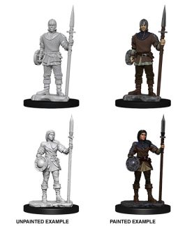 WizKids Deep Cuts Unpainted Miniatures: W10 Guards