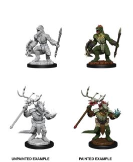 Dungeons & Dragons Nolzur`s Marvelous Unpainted Miniatures: W12 Lizardfolk & Lizardfolk Shaman