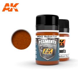 AK Interactive Medium Rust Pigment (3 Pack)