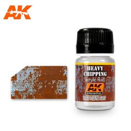 AK Interactive Heavy Chipping Effects Acrylic Fluid (3 Pack)