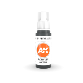 AK Interactive 3G Acrylic Anthracite Grey 17ml (3 Pack)