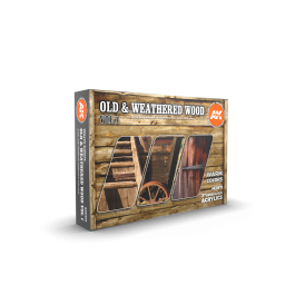 AK Interactive 3G Old & Weathered Wood Vol.1