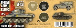 AK Interactive 3G British Army Colors Tunisia, Sicily & Italy 1943-45