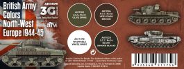 AK Interactive 3G British Army Colors North-West Europe 1944-45
