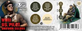 AK Interactive 3G Air - WWII US Pilot Uniform Colors