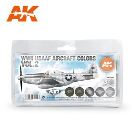AK Interactive 3G Air - WWII USAAF Aircraft Colors Vol.2 Set (5)