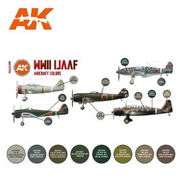 AK Interactive 3G Air - WWII IJAAF Aircraft Colors Set (8)