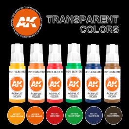 AK Interactive Transparent Colors Set 3G (6)