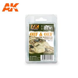AK Interactive OIF & OEF - US Vehicles Weathering Set
