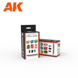 AK Interactive Scenography Wargame Set Trashbins (30-35mm)