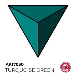 AK Interactive Quick Gen - Turquoise Green 18 ml (6 Pack)