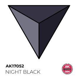AK Interactive Quick Gen - Night Black 18 ml (6 Pack)