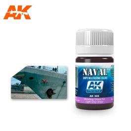 AK Interactive Streaking Grime For Light Grey Ships (3 Pack)