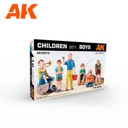 AK Interactive 1/35 Children Set 1: Boys