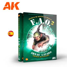 AK Interactive FAQ 2: Fantasy Figures Painting Techniques By Arnau Lzaro - Spanish [Sale ends when item is out of stock]