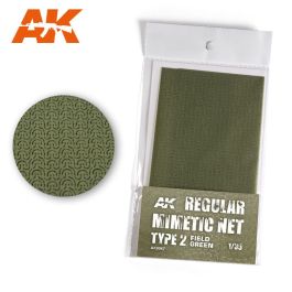AK Interactive Regular Camouflage Net Type 2 Field Green