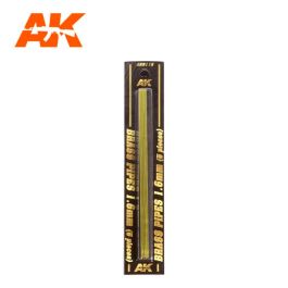 AK Interactive BRASS PIPES 1.6mm, 5 units