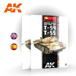 AK Interactive T-54/T-55 Modelando El Tanque Mis Iconico del Mundo - Spanish