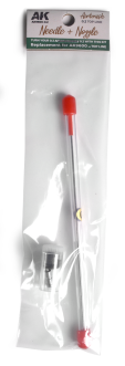 AK Interactive Needle + Nozzle 0.2 Top Line Replacement for Airbrush AK-9600
