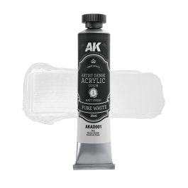 AK Interactive Artist Dense Acrylic Color Pure White