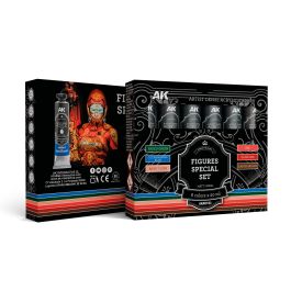 AK Interactive Artist Dense Acrylic Color Figures Special Set (6 Tubes 20 ml)