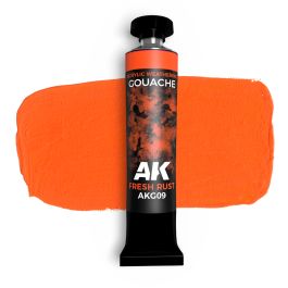 AK Interactive Gouache Fresh Rust - 20 ml.