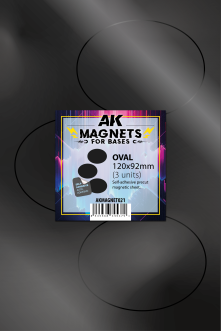 AK Interactive Oval Base 120x92mm (3 Units)