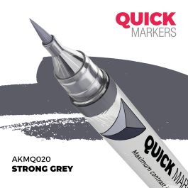 AK Interactive Strong Grey - Quick Marker (6 Pack)