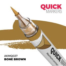 AK Interactive Bone Brown - Quick Marker (6 Pack)