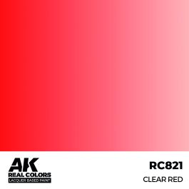 AK Interactive Real Colors Clear Red 17 ml.