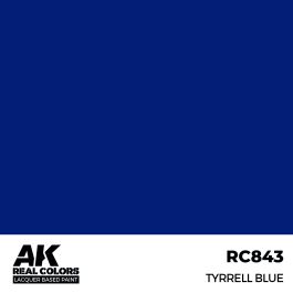 AK Interactive Real Colors Tyrrell Blue 17 ml.