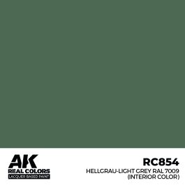 AK Interactive Real Colors Hellgrau-Light Grey RAL 7009 (interior color) 17 ml