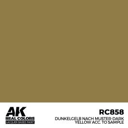 AK Interactive Real Colors Dunkelgelb Nach Muster-Dark Yellow acc. to Sample 17 ml