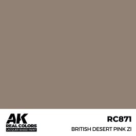 AK Interactive Real Colors Bristish Desert Pink ZI 17 ml.