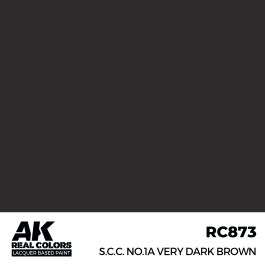AK Interactive Real Colors S.C.C. No.1A Very Dark Brown 17 ml.