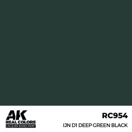 AK Interactive Real Colors IJN D1 Deep Green Black 17 ml.