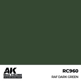 AK Interactive Real Colors RAF Dark Green 17 ml.