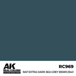AK Interactive Real Colors RAF Extra Dark Sea Grey BS381C/640 17 ml.