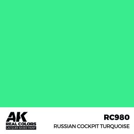 AK Interactive Real Colors Russian Cockpit Torquoise 17ml.