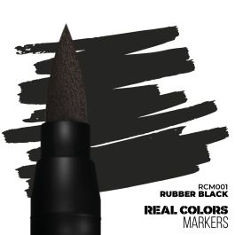 AK Interactive Real Colors Markers Rubber Black (6 Pack)