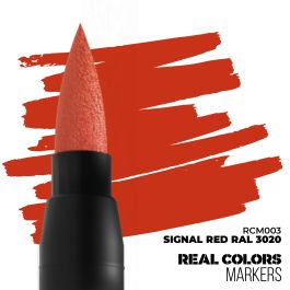 AK Interactive Real Colors Markers Signal Red RAL 3020 (6 Pack)