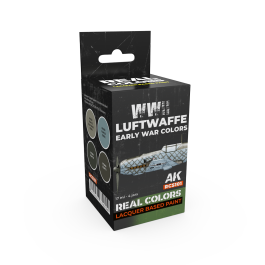 AK Interactive Real Colors WWII Luftwaffe Early War Colors Set (Set of 4)