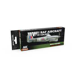 AK Interactive Real Colors WWII RAF Aircraft Colors Set (Set of 8)