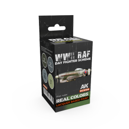 AK Interactive Real Colors WWII RAF Day Fighter Scheme Set (Set of 4)